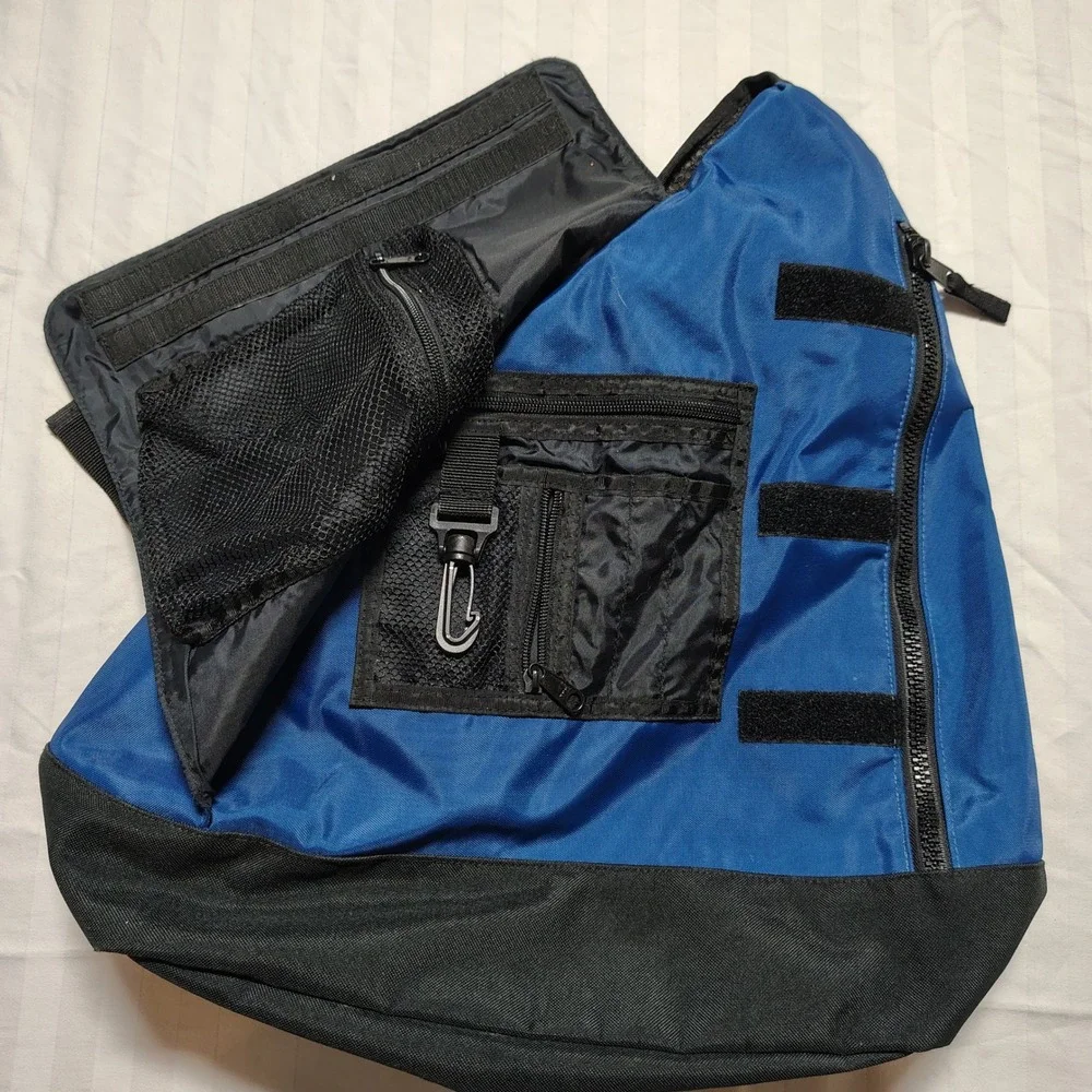 VINTAGE 90s Tommy Hilfiger Bag Crossbody Sling Pack Triangle Backpack Technical